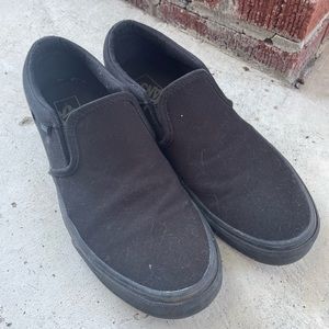 Black Vans Slip-on Shoes